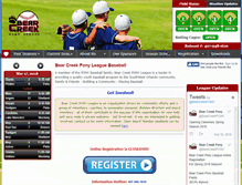 Tablet Screenshot of bearcreekponybaseball.org
